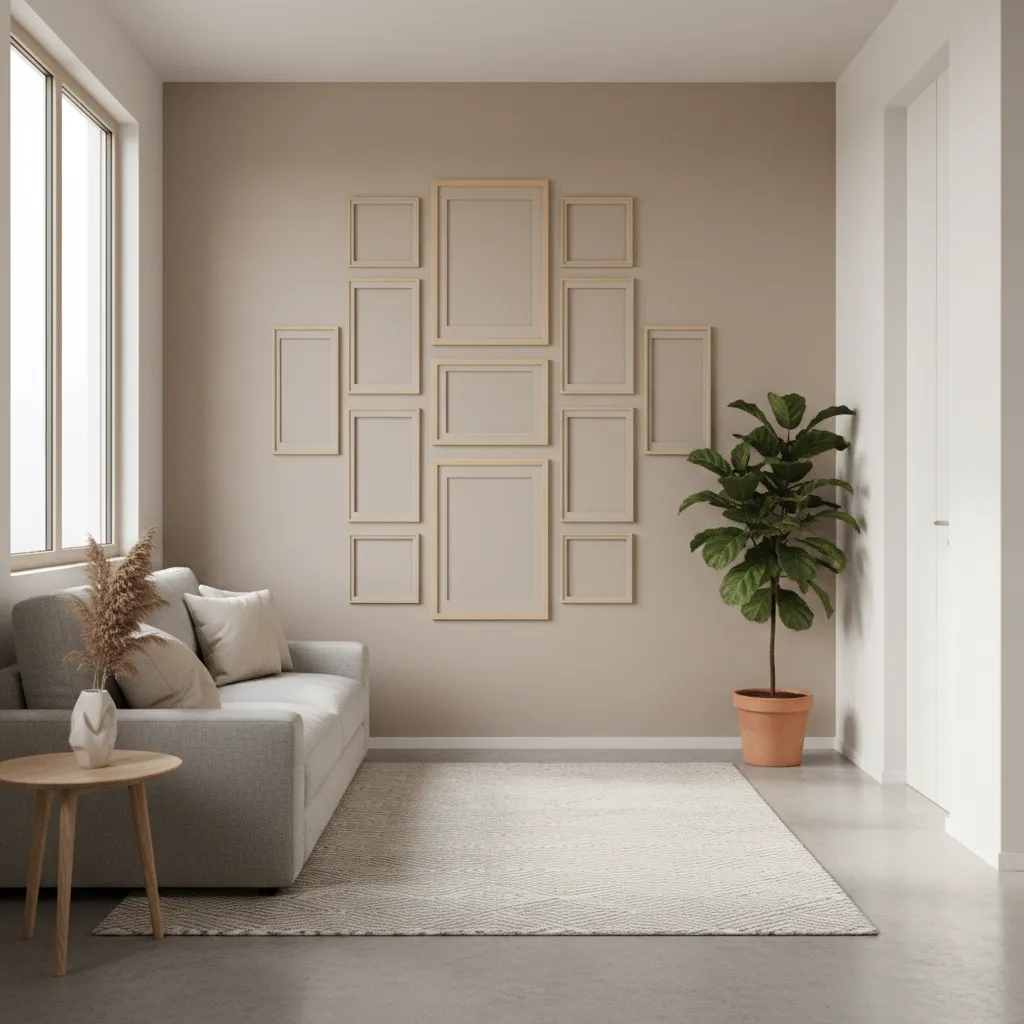 Optimizing Empty Frame Wall Layouts for Small Spaces