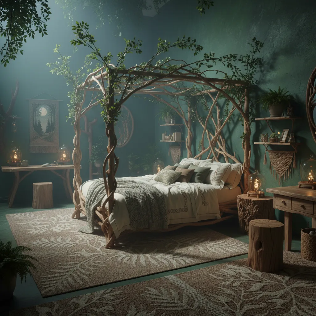 How Designers Build Enchanted Forest Bedrooms