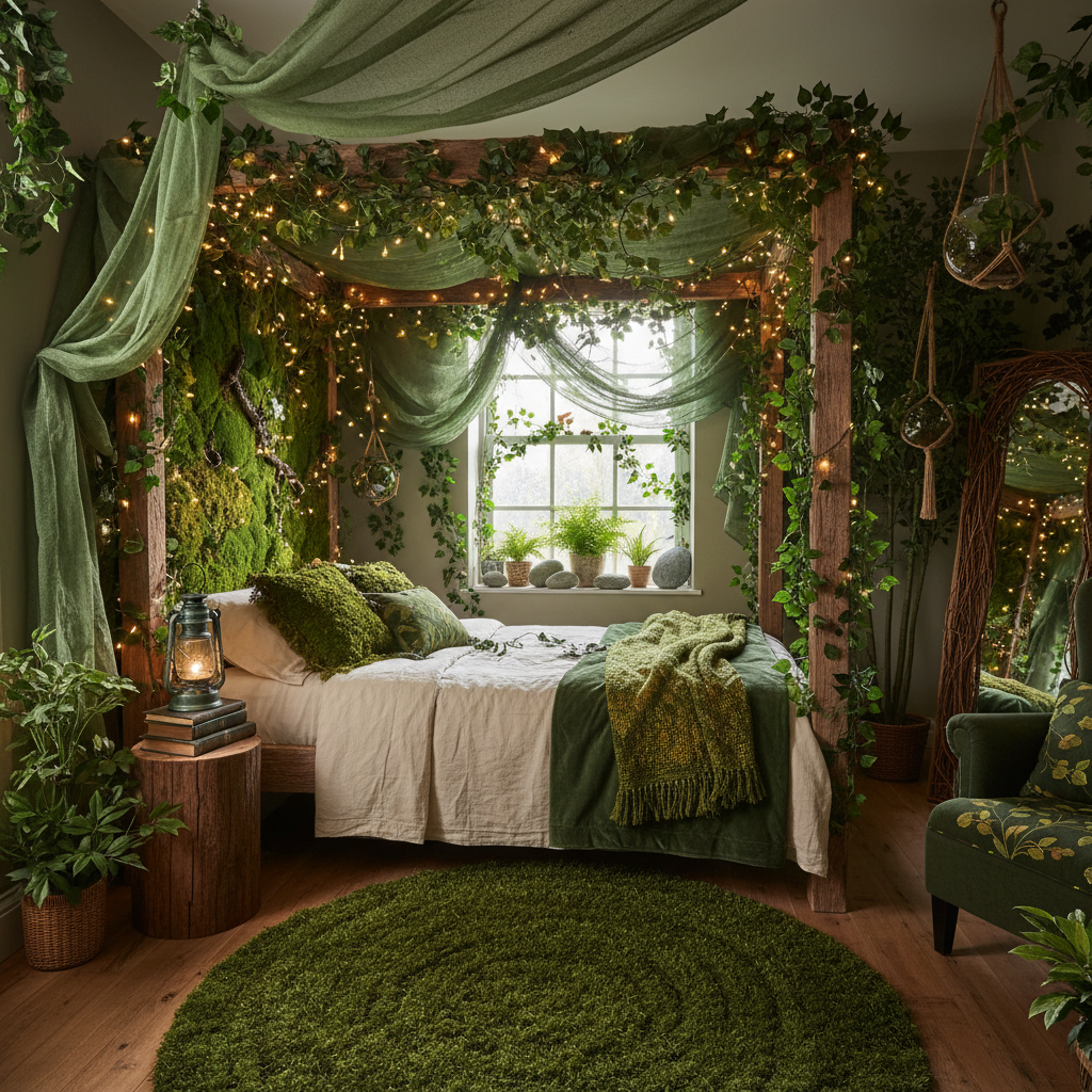 7 Materials for DIY Enchanted Forest Bedroom Decor