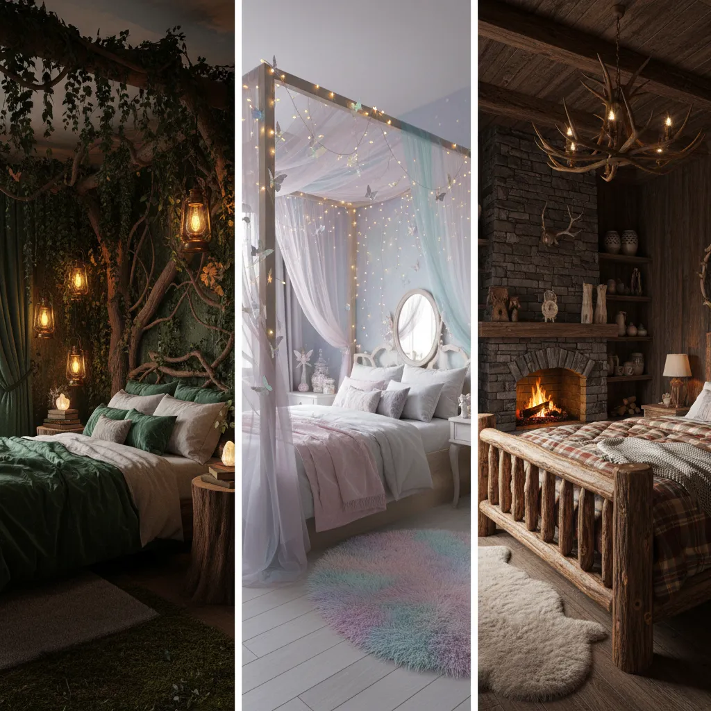 Enchanted Forest vs Fairycore vs Woodland Bedroom Decor: Key Differences