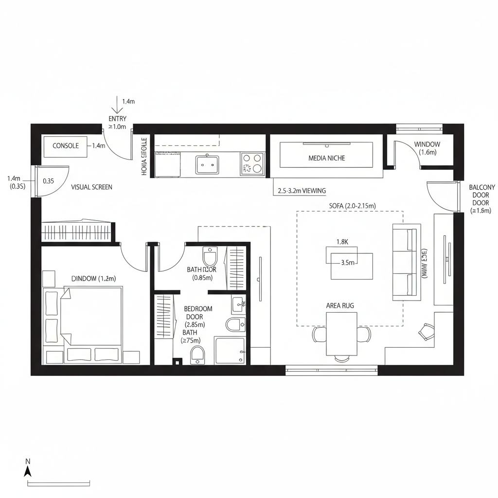 1 BHK Feels Cramped? Try This Vastu Floor Plan Layout