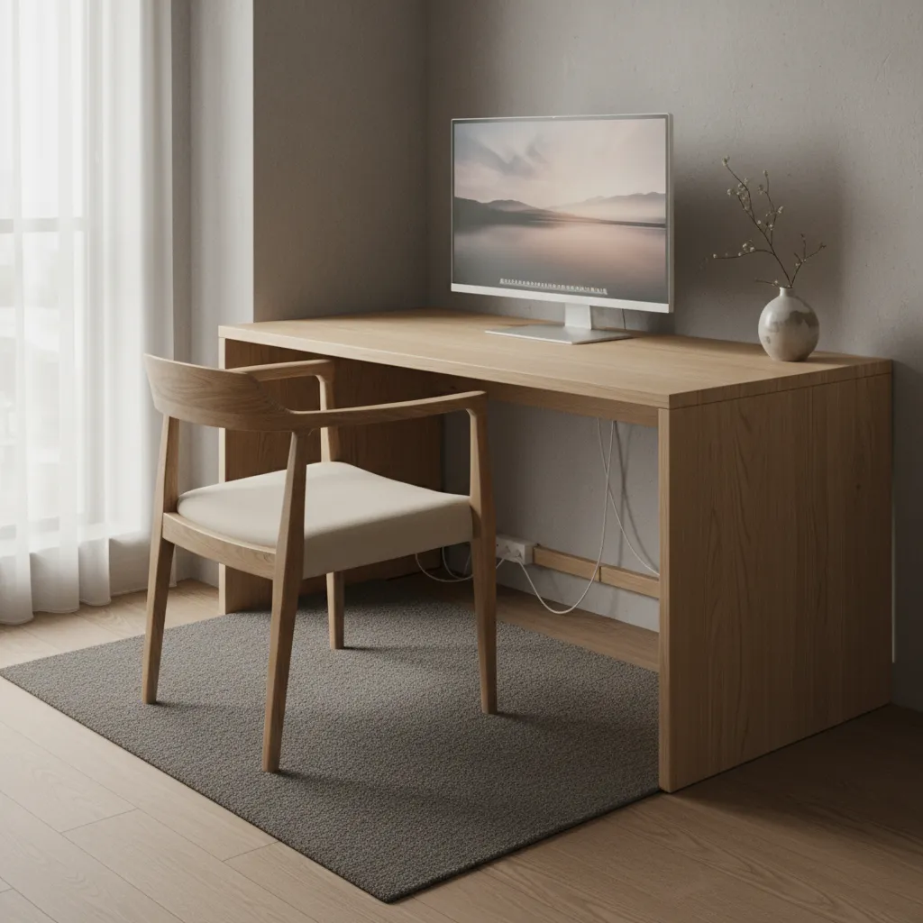 Tips 3: 椅子とデスクは“寸法合わせ”が勝敗を分ける（日式風格の座り心地）