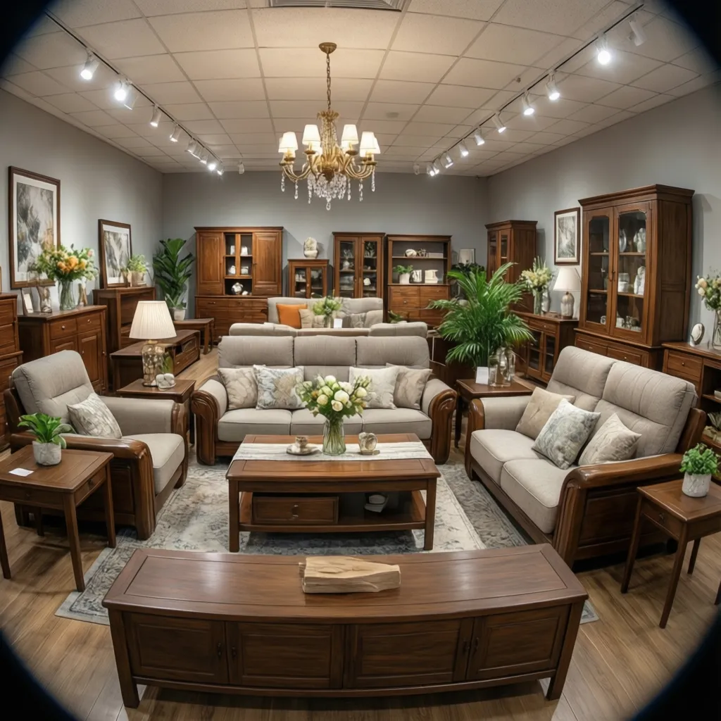 Salón que parece un catálogo con muebles perfectamente combinados