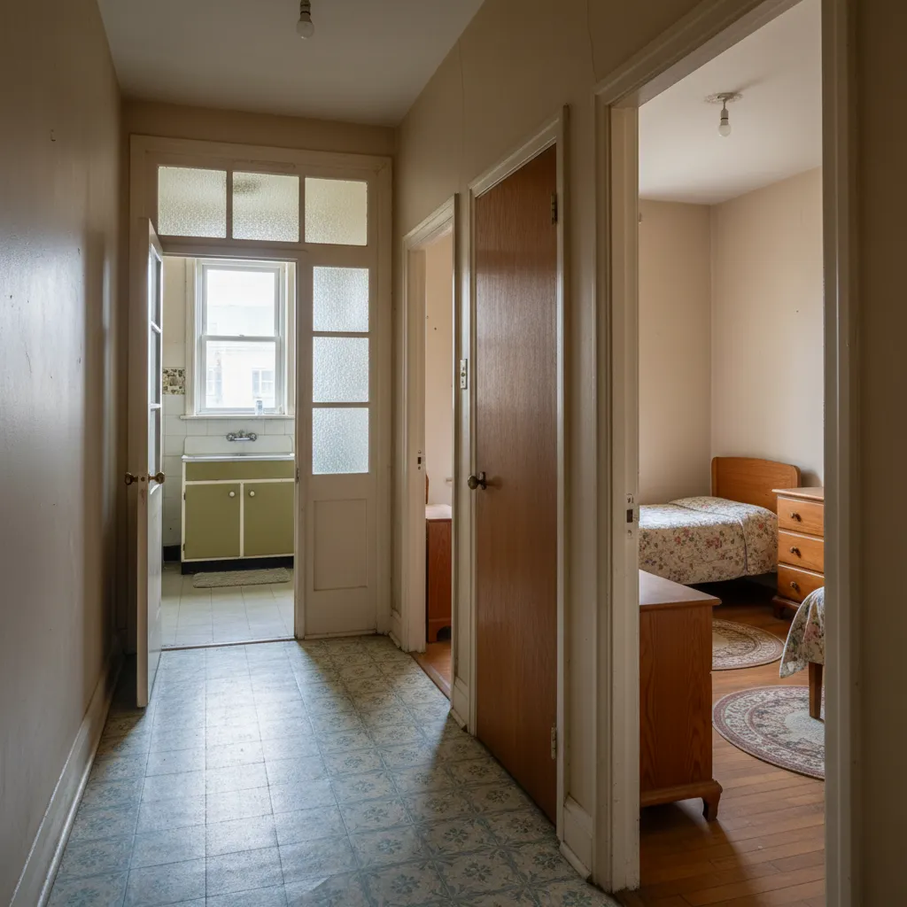 Apartamento antiguo con distribución poco funcional