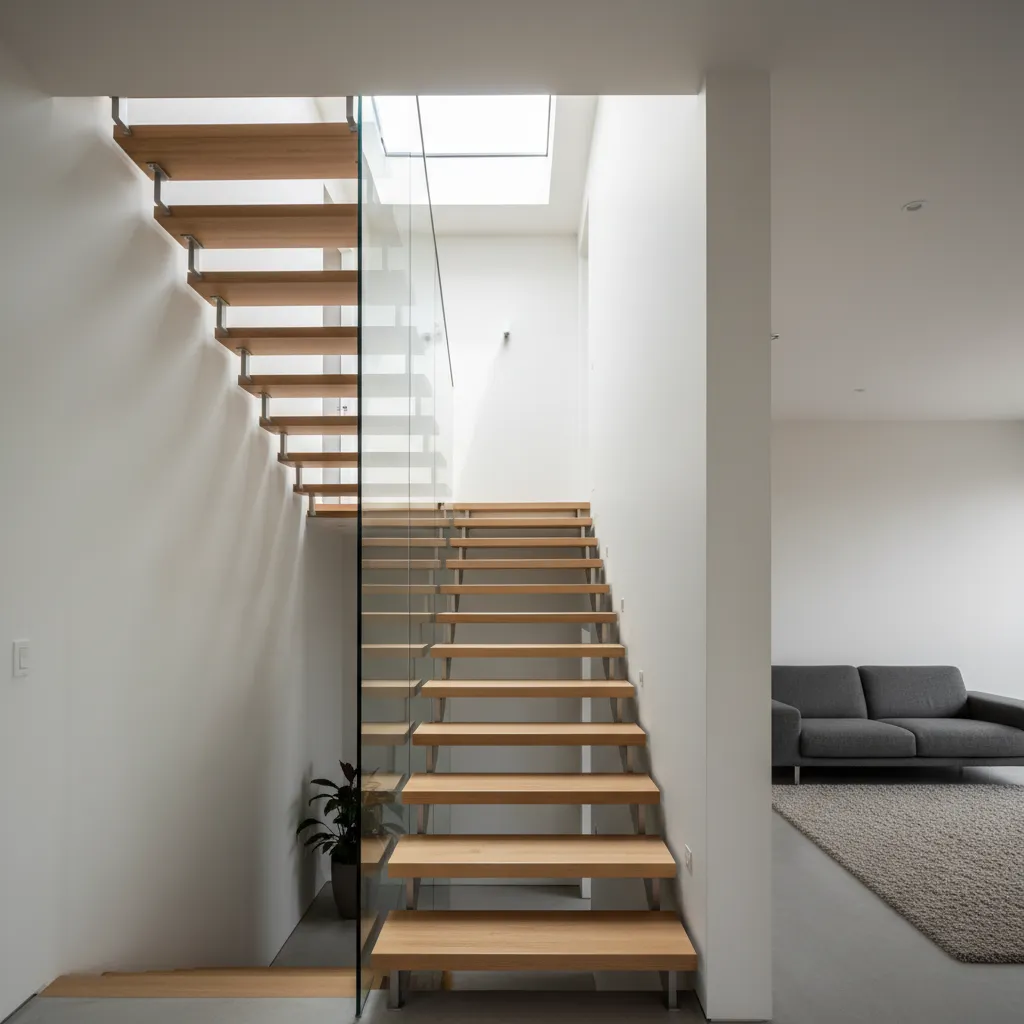 Diseño de escaleras para casa de 3 pisos