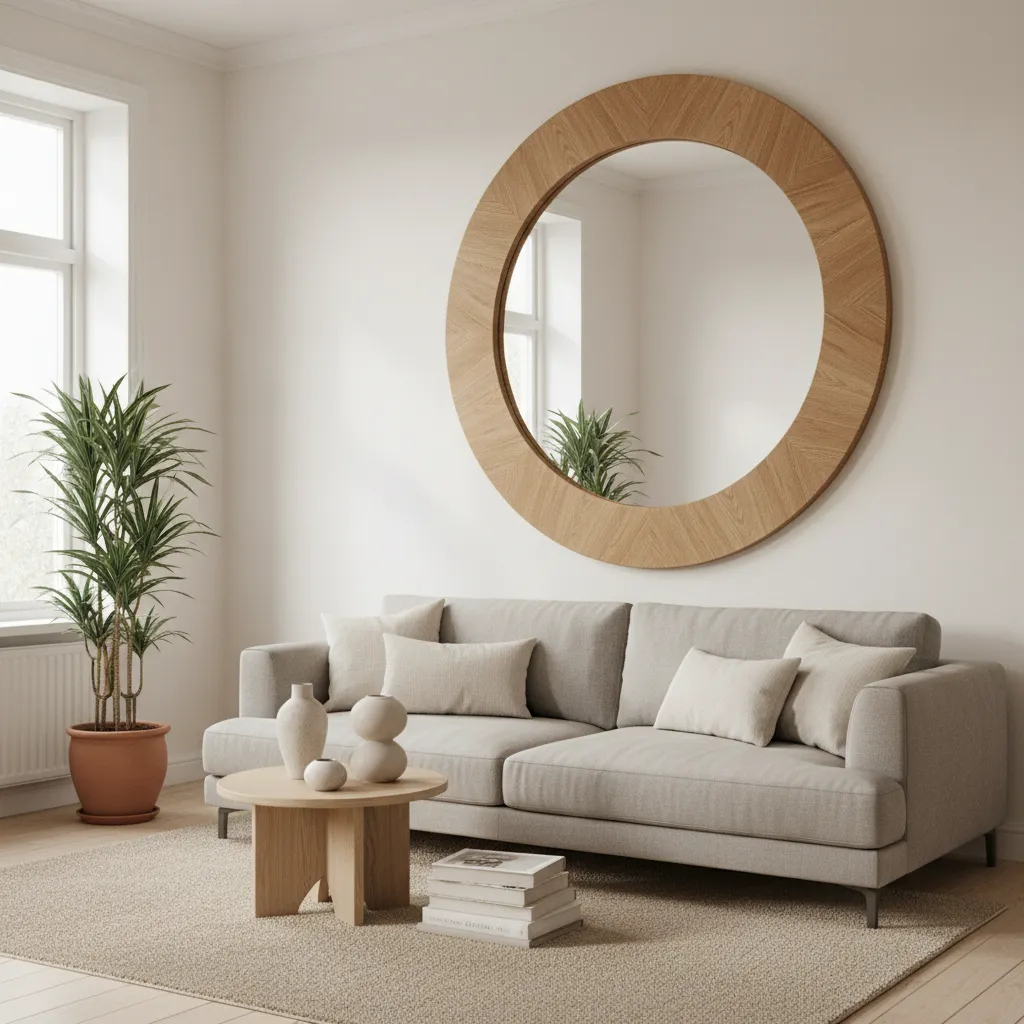 Diseños de espejos interior de madera: ideas reales