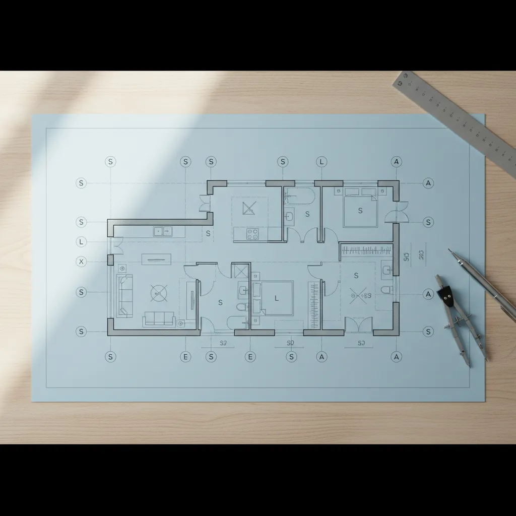 Esquema eléctrico de luz interior en casa