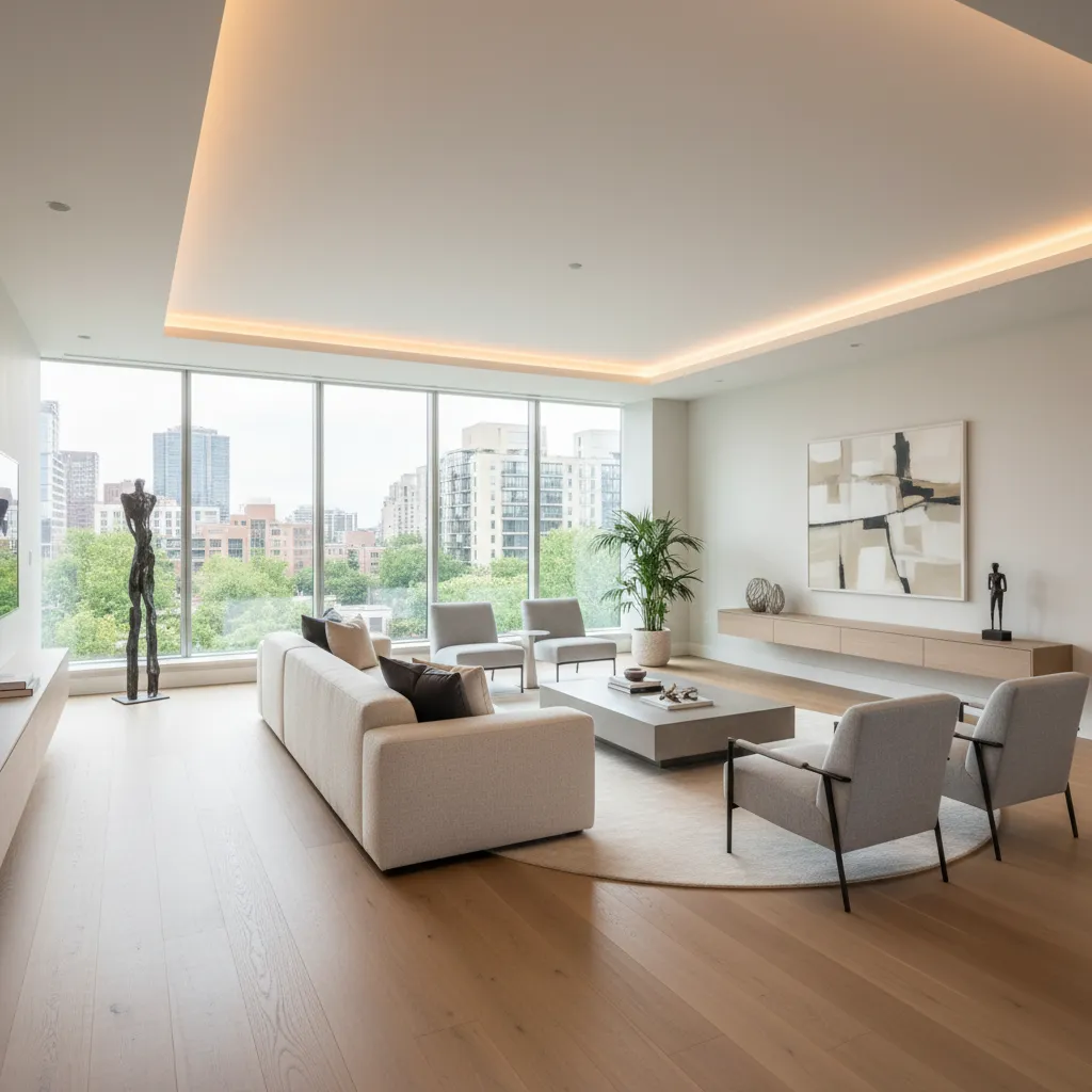 Estilo contemporáneo en diseño de interiores