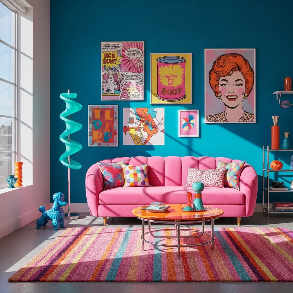 Estilo Kitsch en Diseño de Interiores