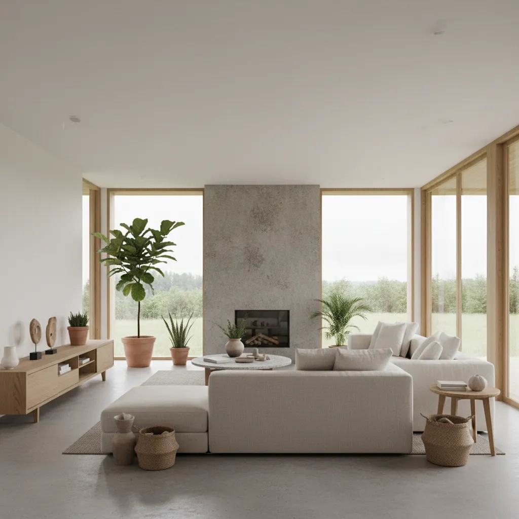 Estilo natural en diseño de interiores