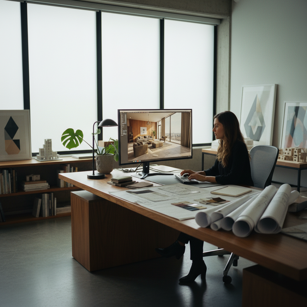Estudios de diseño gráfico de interiores: qué aprender