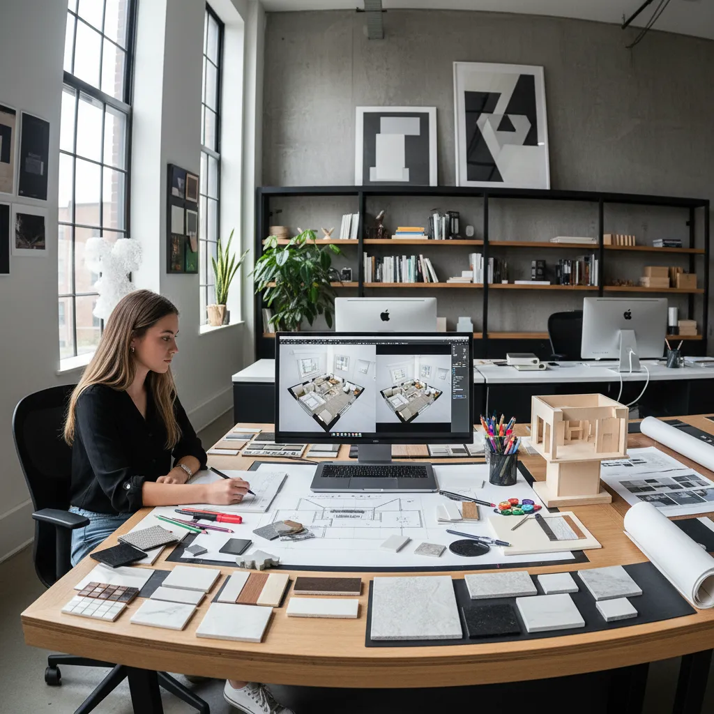 Estudios relacionados con el diseño de interiores