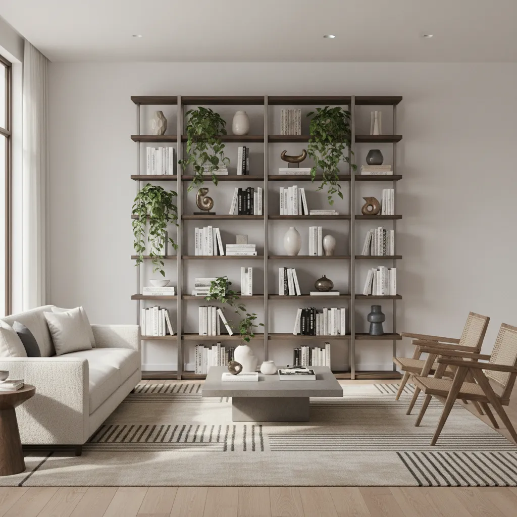 How to Choose Decor Items for an Etagere Shelf