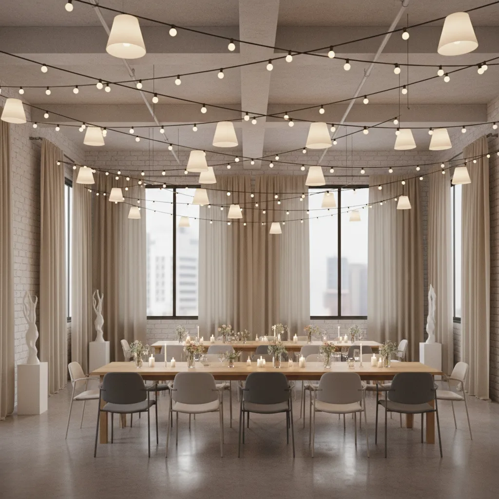 Temporary event lighting using bulbs with clip-on shades