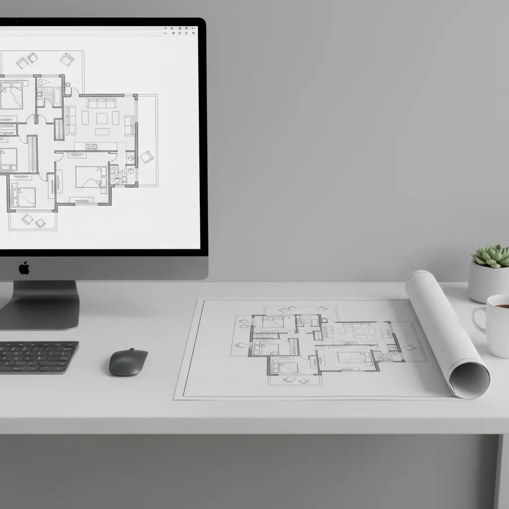 floor plan exported with balanced colors for presentation