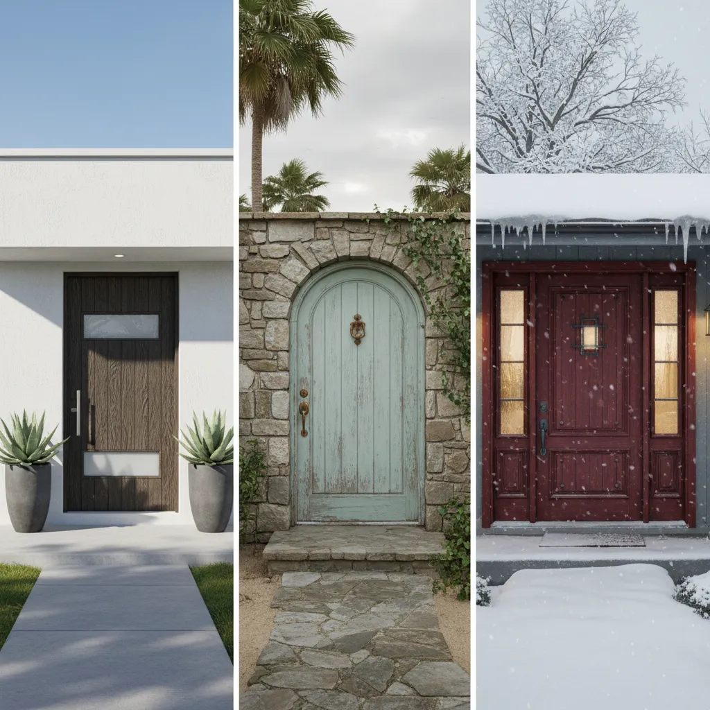 How Climate Affects Exterior Door Paint Durability