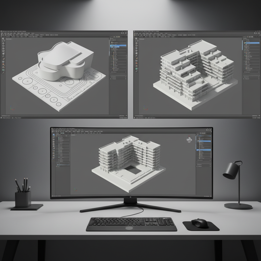Modeling Using Loft Extrude vs Sweep vs Loft: Which Works for 3D Floor Plans?