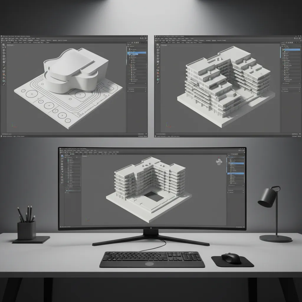 Extrude vs Sweep vs Loft for 3D Floor Plan Modeling