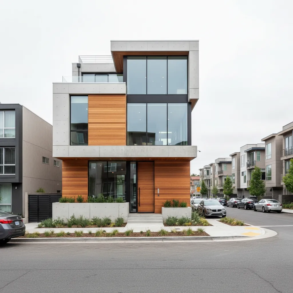 Diseño de fachadas de casas de 3 pisos: ideas modernas