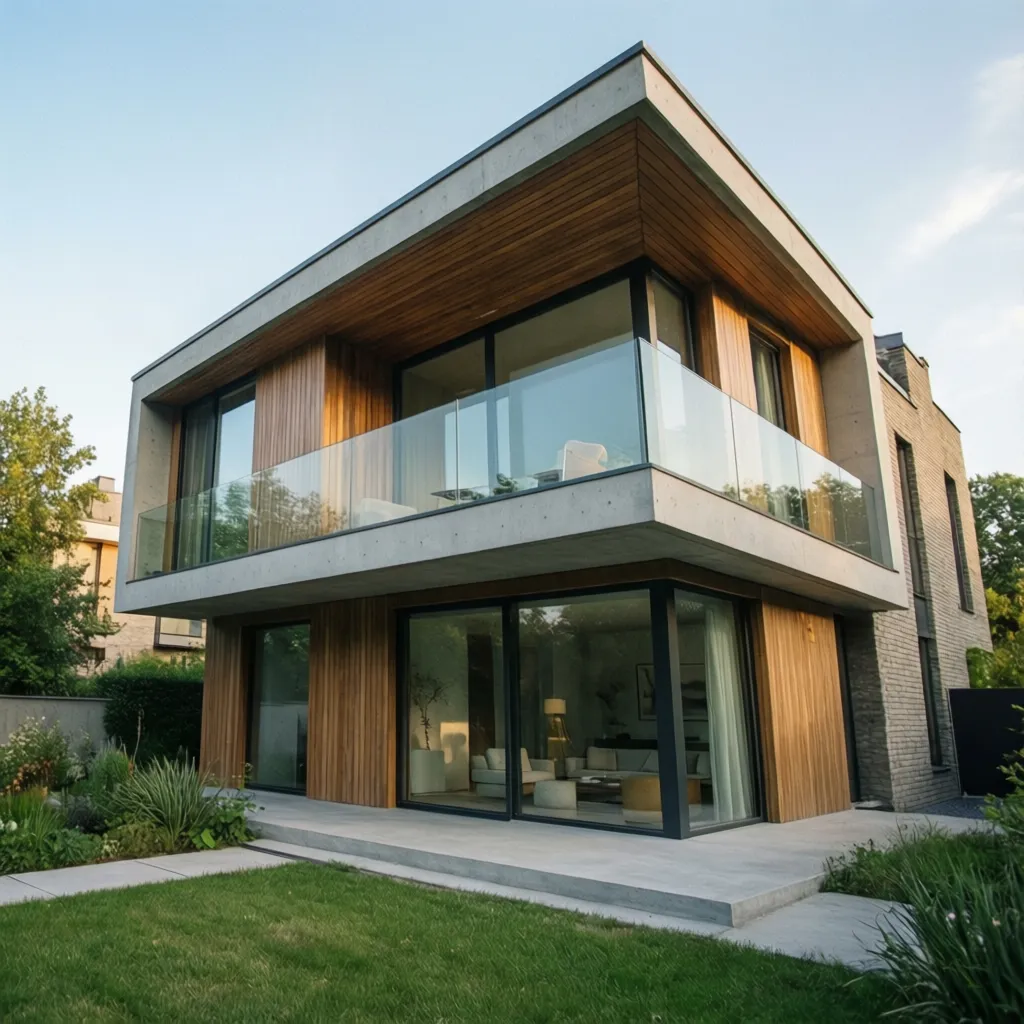 Diseño de fachadas de casas con balcón: ideas modernas