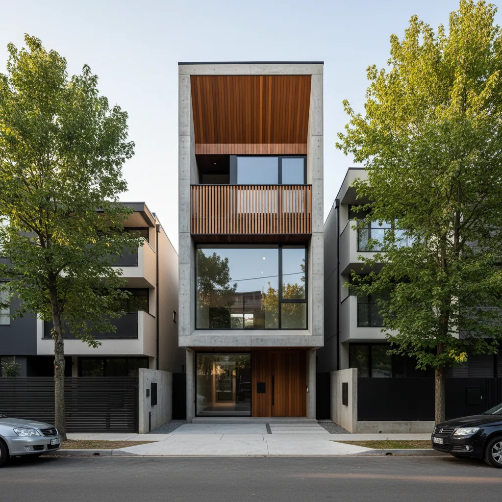 Diseños de frente de 7m de casas que realmente funcionan