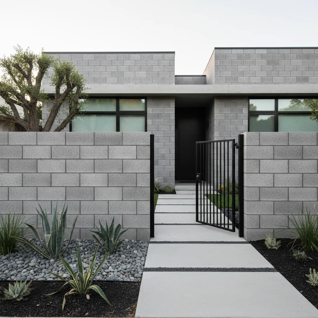 Fachadas: Diseños de cercas de bloques para casas