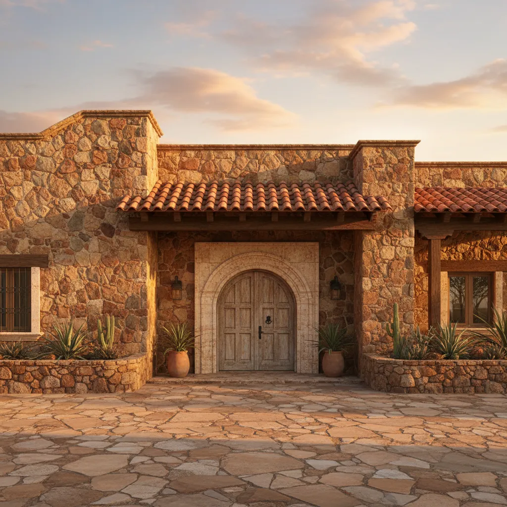 Diseños de fachadas de casas rústicas mexicanas que sí funcionan