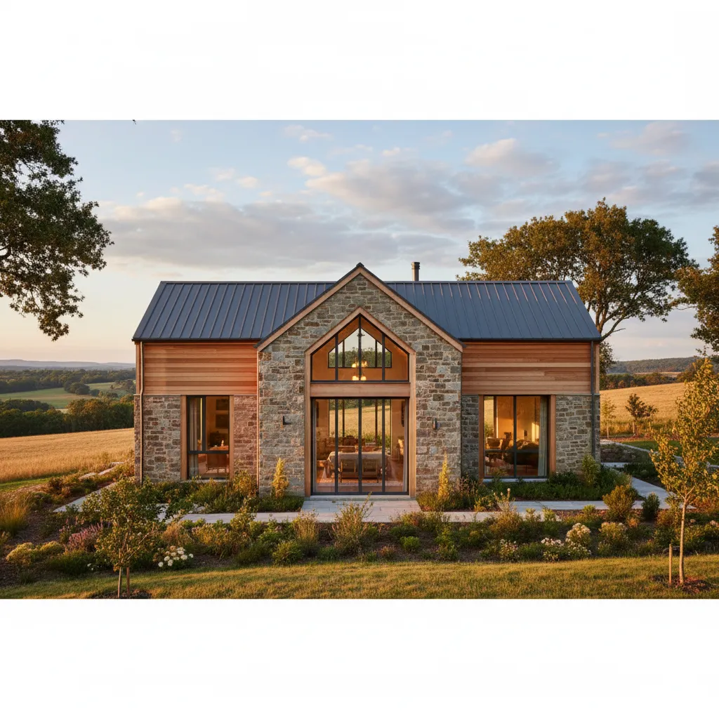 100 ideas de fachadas de casas campestres hermosas