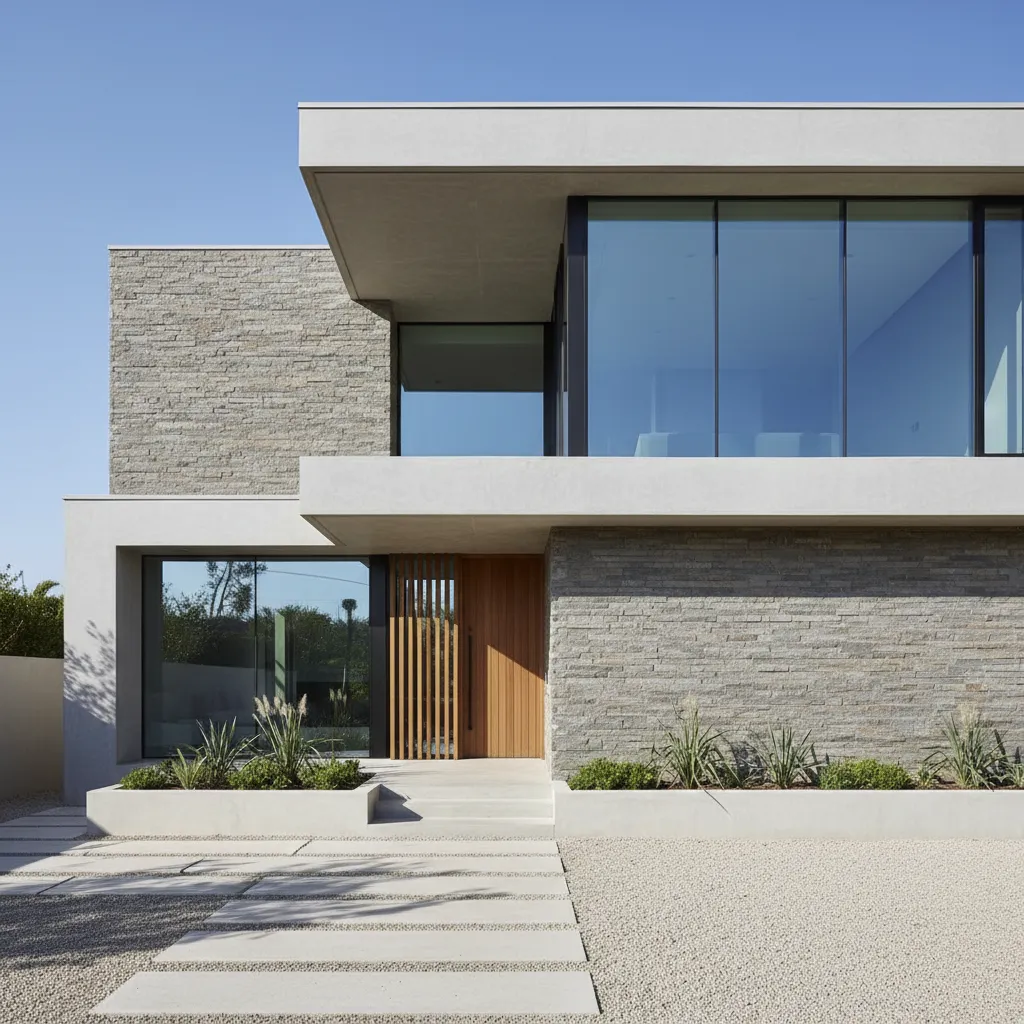 Diseños de fachaletas en casas modernas y funcionales