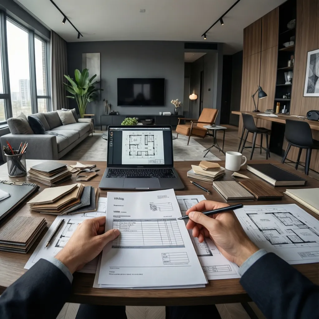 Ejemplos de facturas diseñador interior