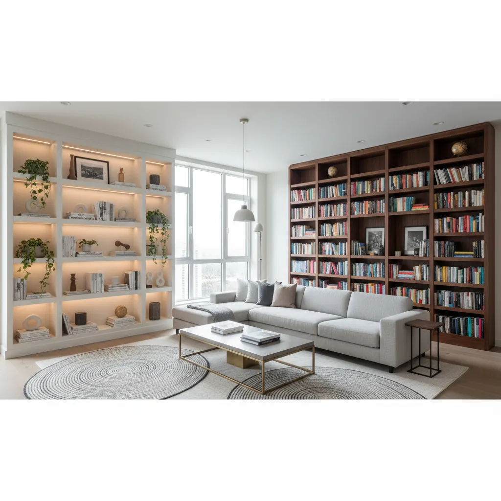 Fake Bookshelves vs Real Bookshelves Which Is Better for Interior Styling