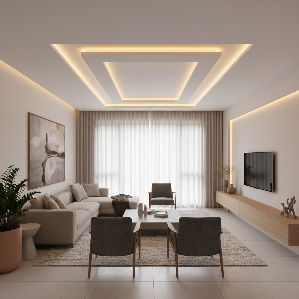 False Ceiling Living Room: Why It Still Feels Dark