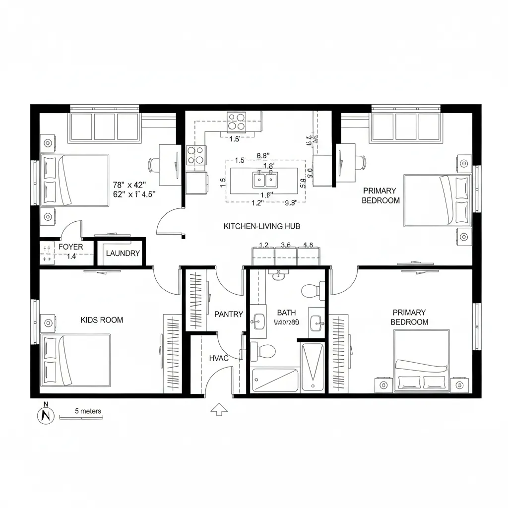 Family Spine Two-Bed
