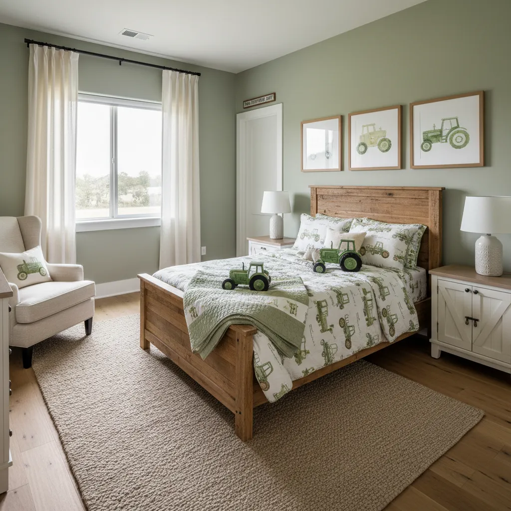 Farm and Tractor Bedroom Trends for Kids Rooms