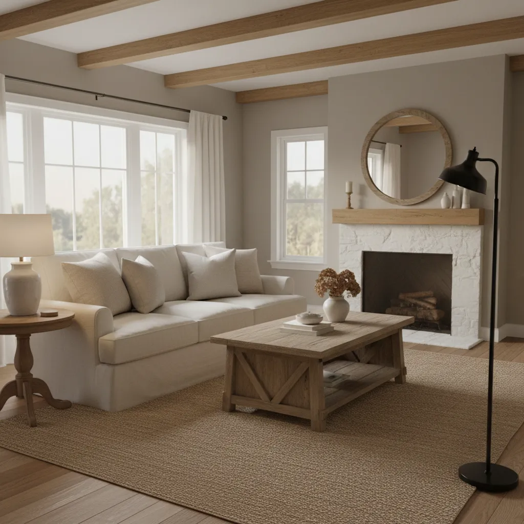 Farmhouse Table Lamp vs Floor Lamp: Which Works Best for a Cozy Living Room?