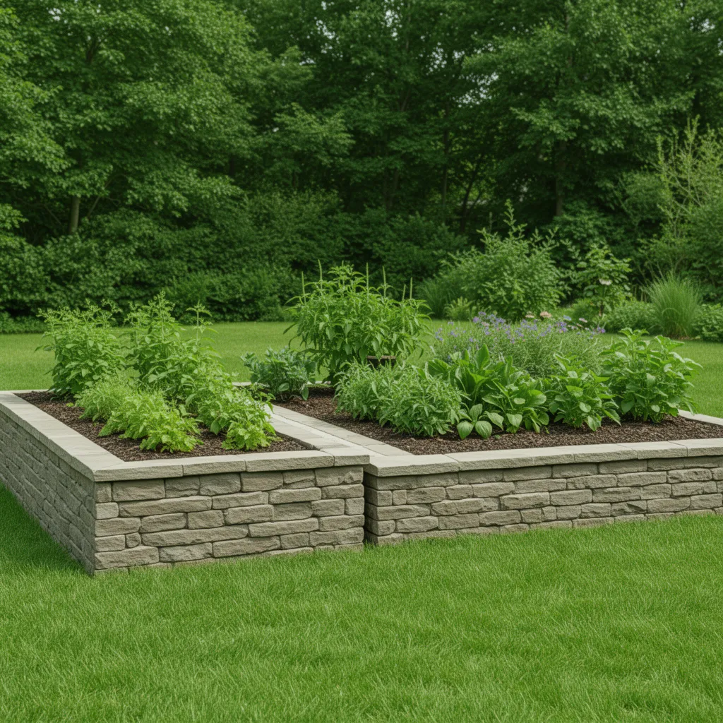 Faux Stone vs Real Stone Raised Garden Beds Cost Durability and Design Differences
