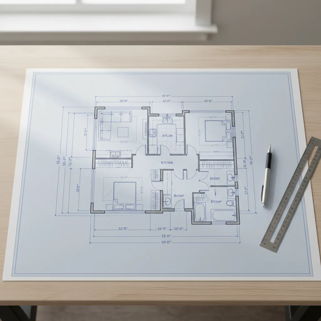 Feet vs Inches in 2D Floor Plans: How Measurement Systems Affect Layout Accuracy