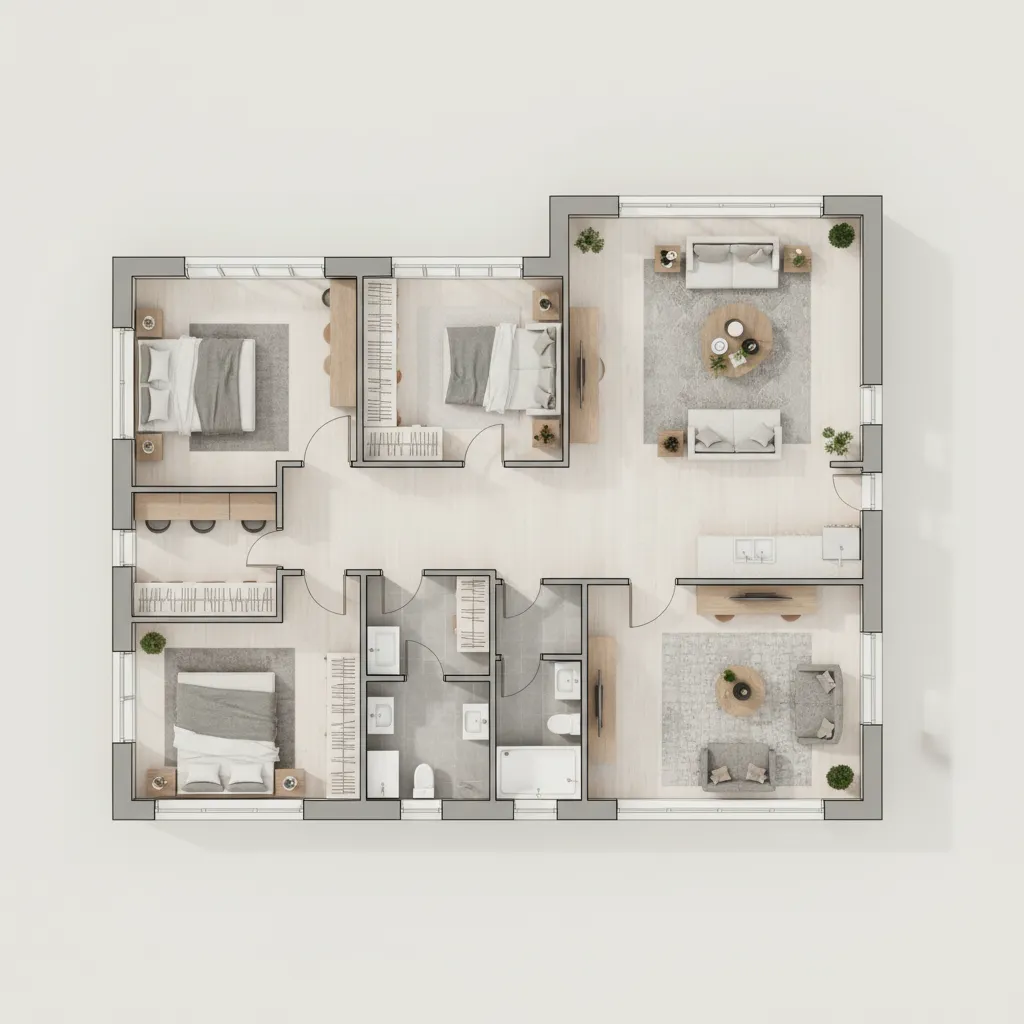 Floor Plan Feng Shui House Layout