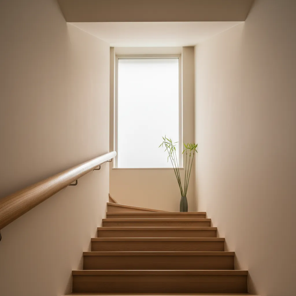 階段周辺インテリアで整える風水エネルギー最適化: 小さな階段スペースでもできる、風水エネルギーを整える5つのインテリアアイデア