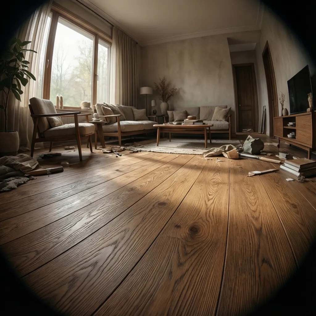 Seamless hardwood floor repair after sanding staining and finishing
