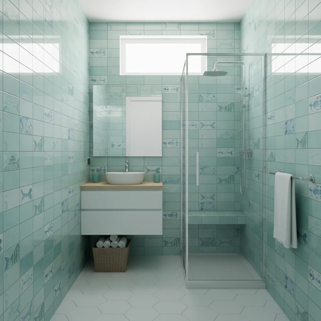 Bathroom Tiles Design Fish Ideas for Small Spaces