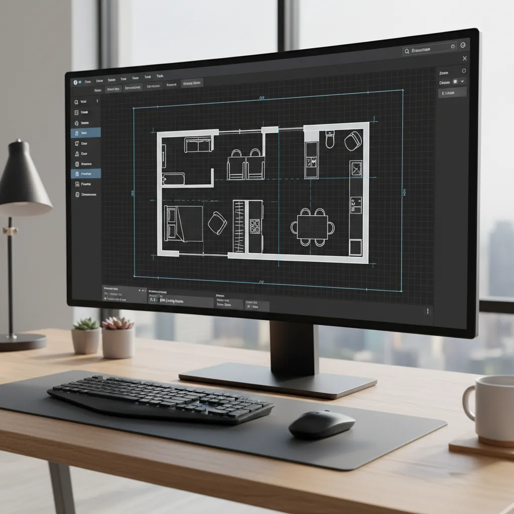 Fitur desain denah rumah digital