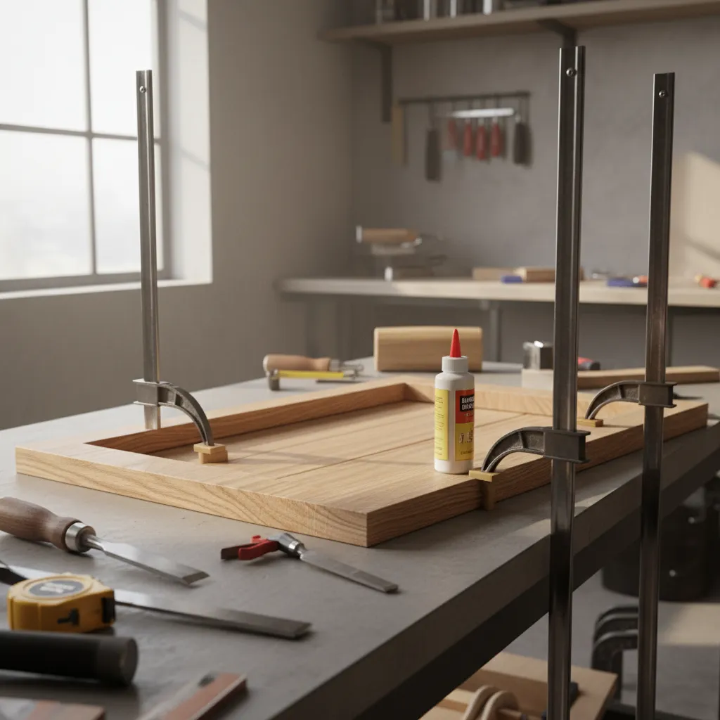 How to Fix Loose or Broken Kitchen Cabinet Joints with Glue