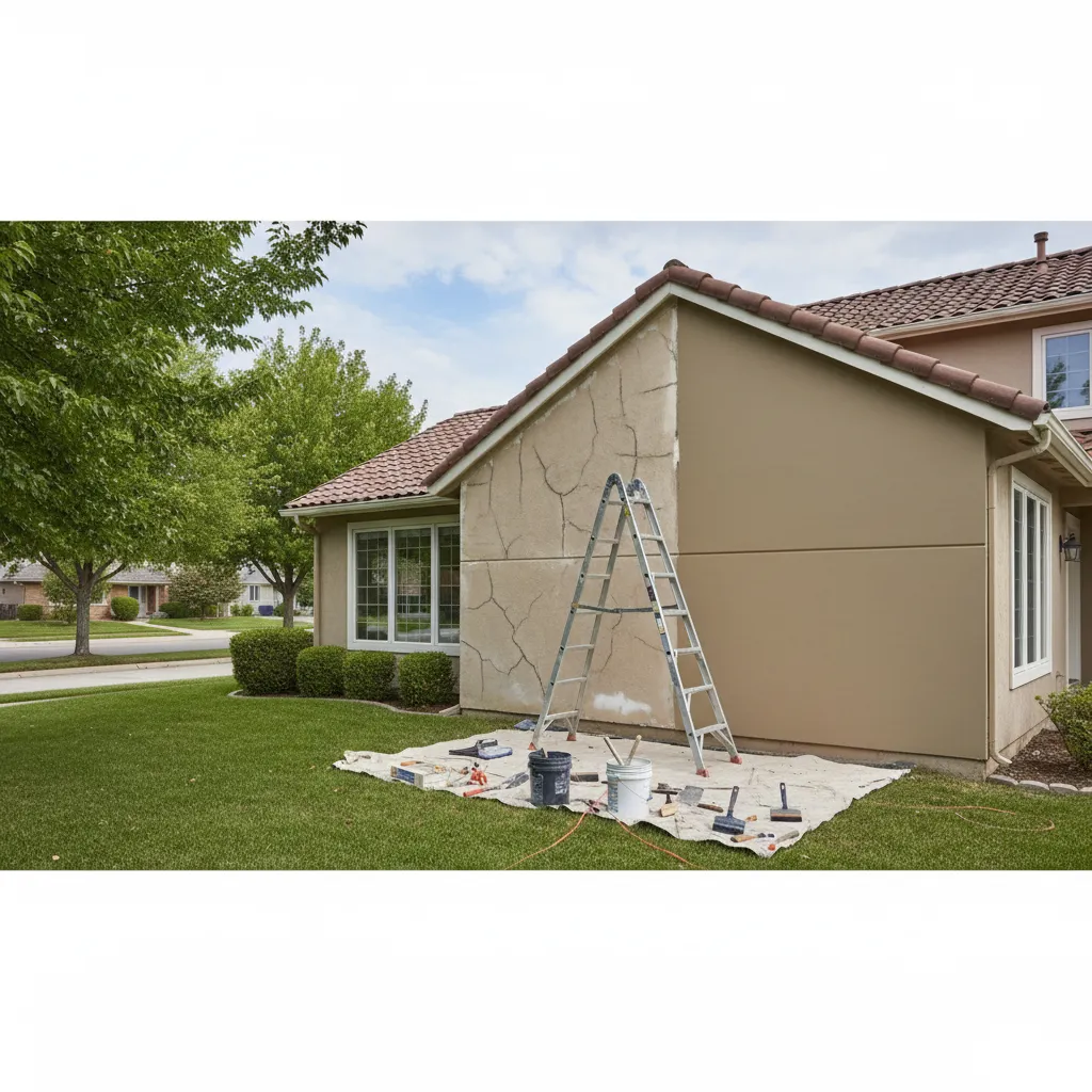 How to Fix Fading, Peeling, or Cracking Stucco Paint