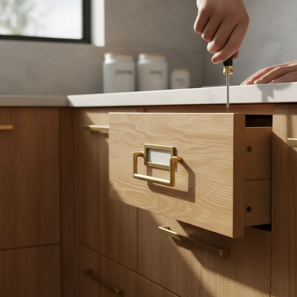 How to Fix Loose or Misaligned Apothecary Cabinet Pulls