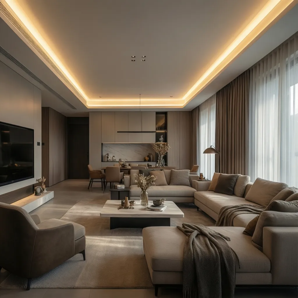 How to Optimize Lighting and Visual Depth in Flat Hall Ceilings