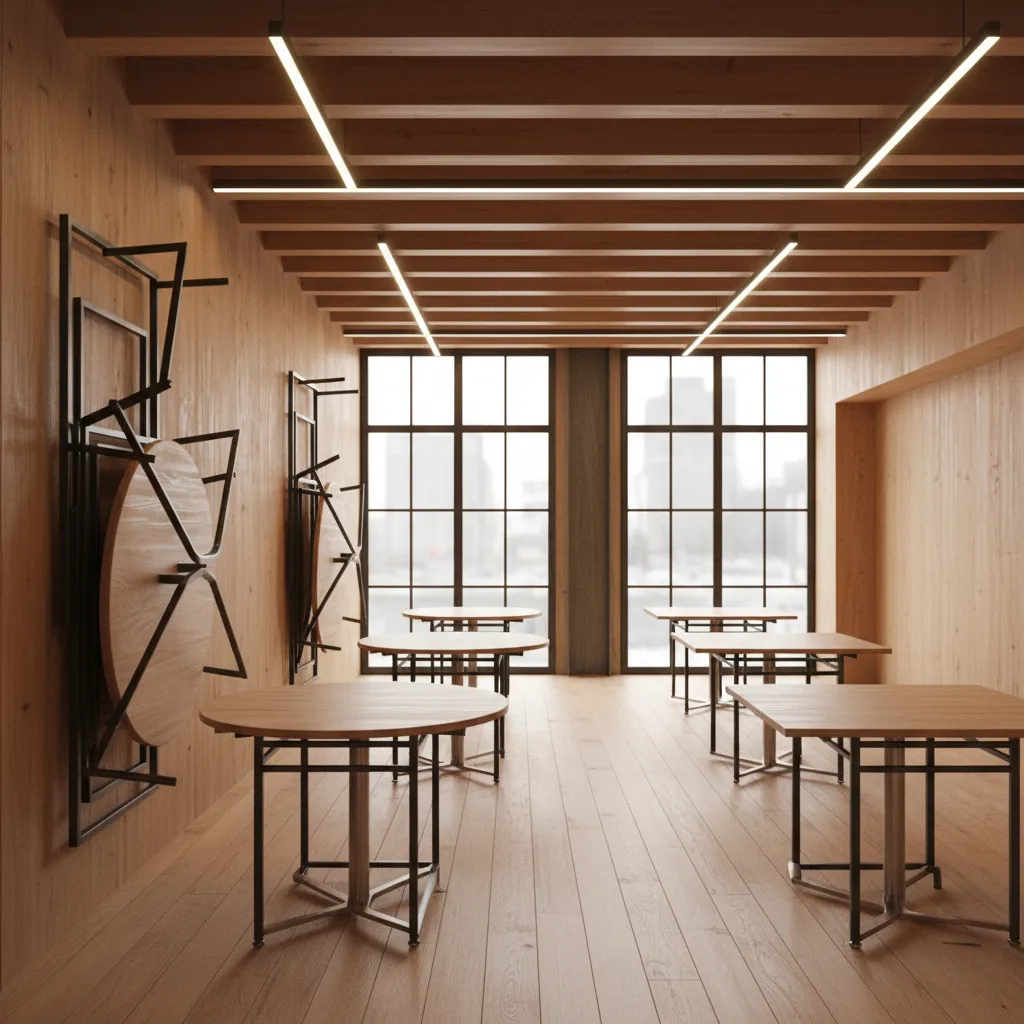 How Restaurants Use Folding Dining Tables to Save Space: A designer’s perspective on how cafes and restaurants use folding dining tables to maximize space, improve flexibility, and manage busy service hours.