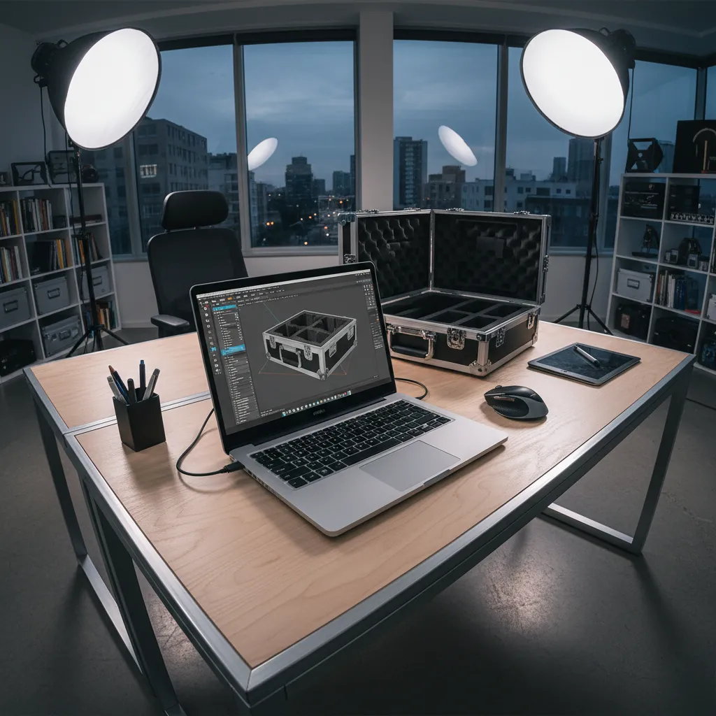 Software de diseño de flight case: guía práctica