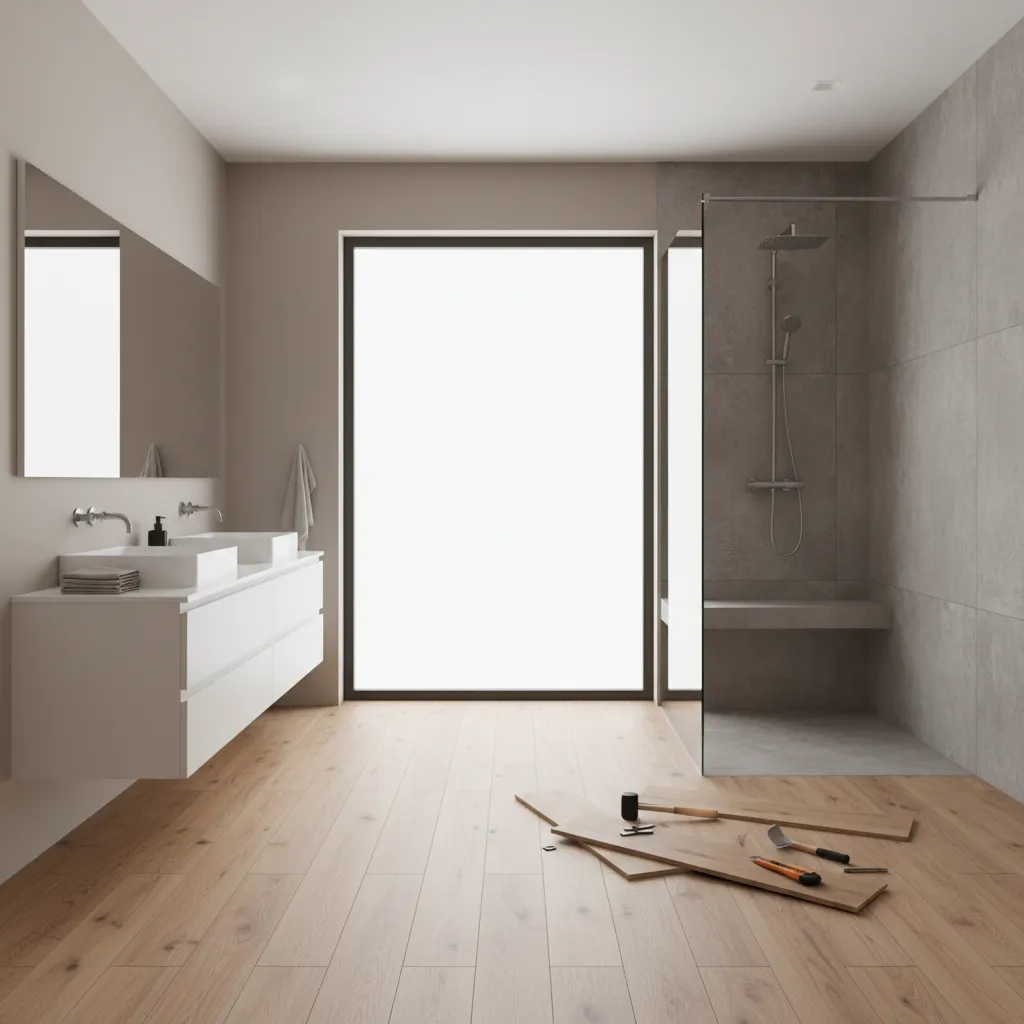 Professional vs DIY Floating Floor Installation in Bathrooms