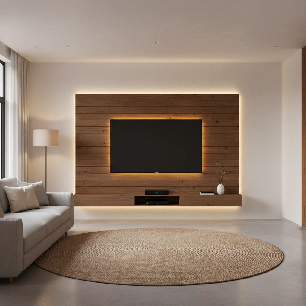 Small Living Room Feels Cramped? LED TV Wall Panel Ideas